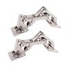 Qrity 2X Pack of Big Kitchen Cabinet Door Hinges Cupboard