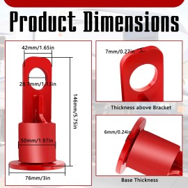 Ifykim 5th Wheel Lifting Hook Wheel Hitch Lifting Bracket Fifth Wheel Trailer Hitch