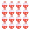 PATIKIL 25mm Fishing Bobber 16pcs Hard ABS Push Button Round