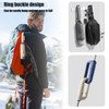 Ring Buckle Umbrella, Reflective Safety Strip, Sturdy Windproof, Reverse Automatic