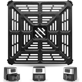 GCQFZ Air Fryer Oven Tray Replacement for Cuisinart AIR-200 6QT Air Fryer oven, Stainless Steel Pan Air Fryer Tray Replacement Air Fryer oven Accessories