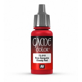 Vallejo VJ72010 Game Color 17 ml Acrylic Paint - Bloody Red