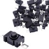 Gebildet 20Pcs Self-Lock Push Button Switch KAN-28 for Flashlight SMD