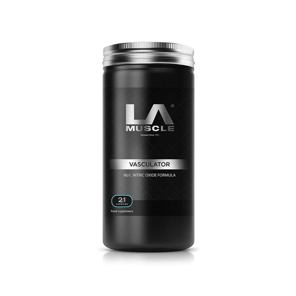 LA Muscle Vasculator Trial (42 Tablets - 1 Pack) Voted: "Best Muscle Builder" By Men's Health Magazine Supplement Awards, An Incredible Quad-Action Super-Pump Gym Supplement. Makes You Look Bigger In The Gym In ONE Dose, Suitable For Vegans, Halal Trust 