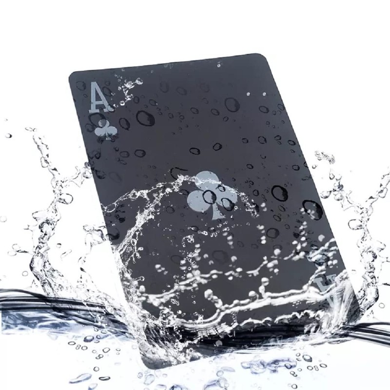 Rock Ridge Magic Luxury Black Plastic Water Proof Playing Cards