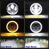 Unbranded Pair 7 Inch Round Led Sealed Beam Headlights Hi/Lo