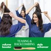 GranNaturals™ Teasing Boar Bristle Brush for Slicking Back Hair, Smoothing