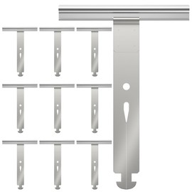 ipow Roller Shutter Suspension Spring Pack of 10, Roller Shutter Suspension Spring Made of Stainless Steel, Universal Roller Shutter Holder, Retaining Spring, Mounting Spring for Hanging Roller
