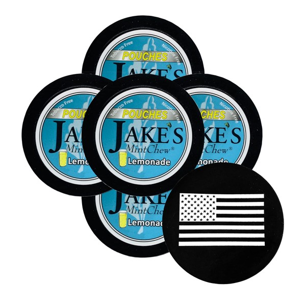 Jake's Mint Chew Lemonade Pouch - 5 Cans - Includes
