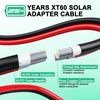 Hiutgowt 12AWG XT60 Solar Cable 10FT, Solar to Charging Cable