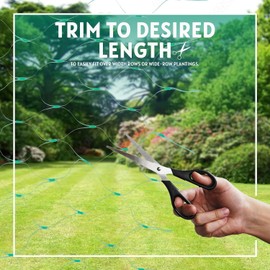 6-1/2 x 33 ft. Green Gentle Garden Netting/Row Cover/Screen | Protect Secure to Keep Away Birds and Rodents from Fruit, Vegetable, Flowers & Sensitive Plants, While Allowing Water & air in-2PK