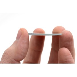 Concave Mirror, 1.5" Diameter, 200mm Focal Length - Round - Glass - 3mm Thick Approx. - Eisco Labs