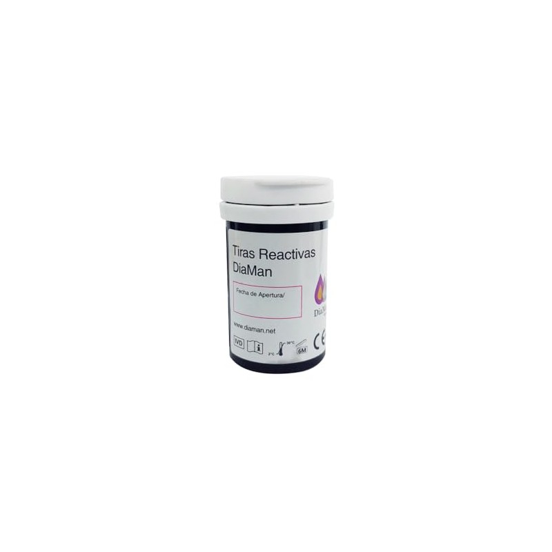 Tiras Reactivas Para Glucosa Diaman Pack 200 Pzas