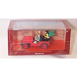 tin tin willys MB 1943 AU pays DE L'OR noir car diecast model