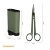 Fiskars Plant Detailer Snips & Holder, Precision Indoor Gardening Tool