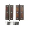 High Logic 26052 Furniture Hinges 3.0 inches (76 mm), Pack of 2