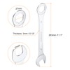 sourcing map Thin Combination Wrench Metric 27mm 6-Point Ended Box