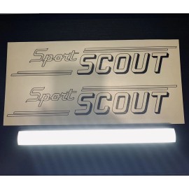 Unbranded Indian Sport  Scout Vintage Motorcycle Gas Tank Decals 2PC Set New OEM Outline