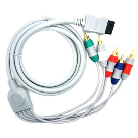 Adapter Cable Wii to 5 x AV Components for WII TV HDTV 2500