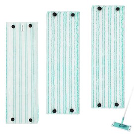 Pack of 3 Microfibre Cloths for Leifheit Combi/Clean Twist M Micro Duo Floor Mop - Highly Absorbent, Reusable & Universal Use (M)