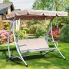 EBTOOLS Replacement Canopy for Garden Swing Sun Swing Canopy Sun