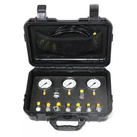 중장비 압력 테스트기 테스터기 장비 굴삭기 실린더 [20개 3방향 14개 완전 버전] Heavy Equipment Pressure Tester Equipment Excavator Cylinder [20 pcs 3-way 14 pcs Complete Version]