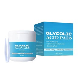 Glycolic Acid Cleansing Pads for Face & Body, Helps Balance Skin Oil And Water