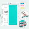 EMSHOI A5 Notebook Lined 300 Pages/150 Sheets, Wirebound Spiral Notepad,
