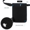 Number-One Neck Pouch Travel Wallet Passport Holder with RFID Blocking