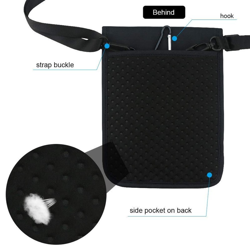 Number-One Neck Pouch Travel Wallet Passport Holder with RFID Blocking