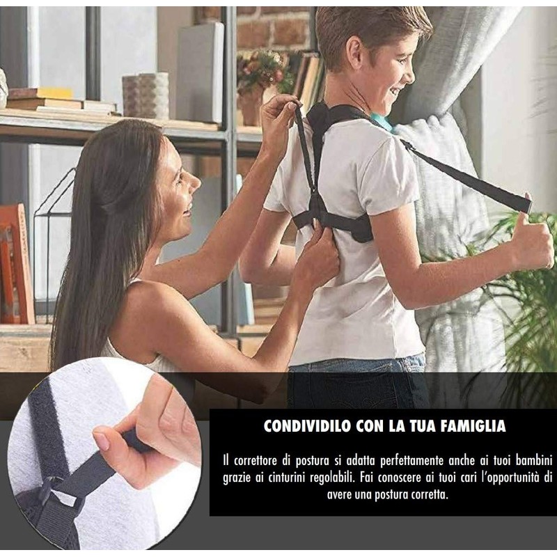 Softgsport Correction Back Shoulder Chest Strap Adjustable Shoulder Strap for