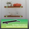 18 Inch Heavy Duty Blind Wall Mount Floating Shelf Bracket