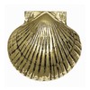 Michael Healy Scallop Door Knocker - Brass (Standard Size)