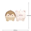 Klux 115786 Niconui Sticky Sticky Magnetic Chicken Keychain Set of