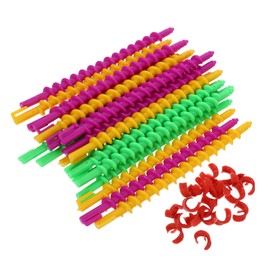 PACKOVE 20PCS Spiral Perm Rods for Curling Hair Flexible Small Hair Curlers for Women and Teens Durable Cold for Styling Easy DIY Tools Random Color