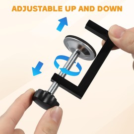 jojofuny 2pcs G Clamps for Woodwork Adjustable Screw Small Clamps Metal C-Clamp Table Clamp Claw Clamp for Welding, Woodworking, Mounting Accessory