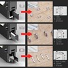 Stapler Nail Gun, Multifunctional: Walls, Cables, Nails - Manual Stapler