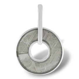 Starborn Creations Sterling Silver Muonionalusta Meteorite Pendant