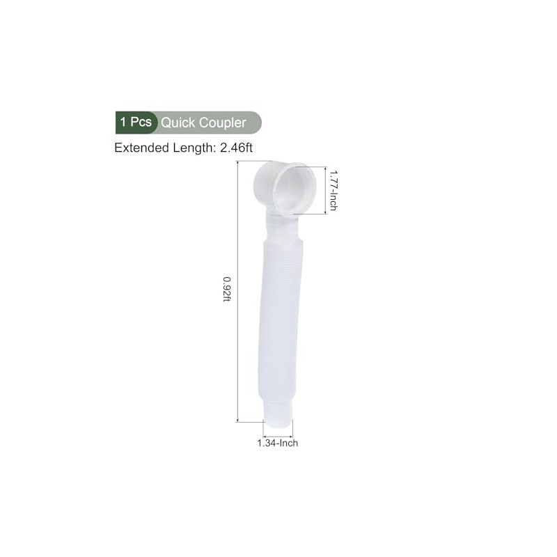 YOKIVE Bathtub Drain Pipes, Expandable Drain | Hoses Flexible Drain