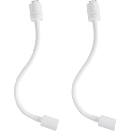 LVWIT Lighting Bar Spotlight Flexible Arm E11 Base Socket Duct Rail Lighting Fixture Ceiling Lighting Freely Adjustable White Set of 2