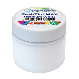resi-TINT MAX, 50 g, (Titanium White) Titanium White, Colour Paste, Epoxy Resin Paint, Resin Paint, Highly Pigmented Colour