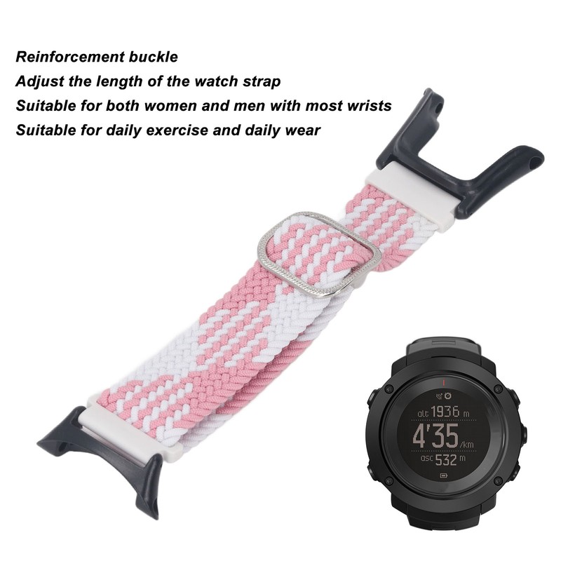 Weave Nylon Watch Band Washable Adjust Size Quick Release Watch