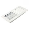 Sierra Grates 4" x 10" White Sidewall & Ceiling Register