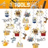 24 Pcs Tools Hanging Swirls Tools Spirals Ceiling Swirls Decorations