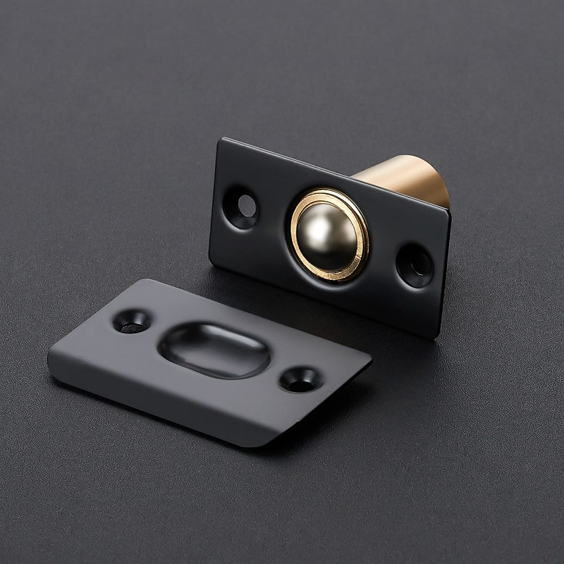 Ravinte 6 Pack Adjustable Door Ball Catch, Gold Closet Door
