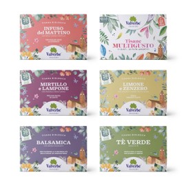 Valverbe Mix 6 tisane assortite biologiche - 170 g