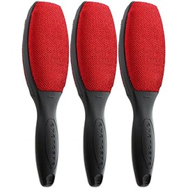 Evercare Juego de 3 cepillos para Quitar Pelusas, Color Negro