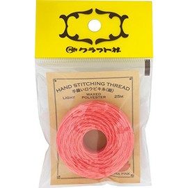 Craft, Inc. Leather Tool hand-sewn roubiki Thread Fine Point, Cherry Pink 8640 – 08