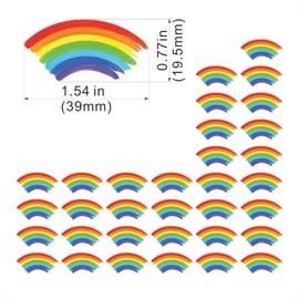 Womaha 30 Temporary Rainbow Tattoos for Kids Adults Fake Face Tattoo Stickers Women
