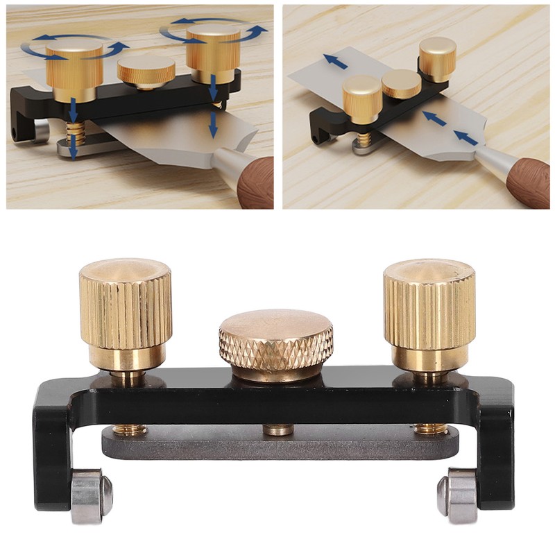 Manual Blade Sharpener Bearing Roller Fixed Angle Aluminum Alloy Sharpening